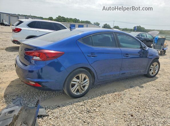 5NPD84LF6KH408963 2019 HYUNDAI ELANTRA Blue Trasero derecho