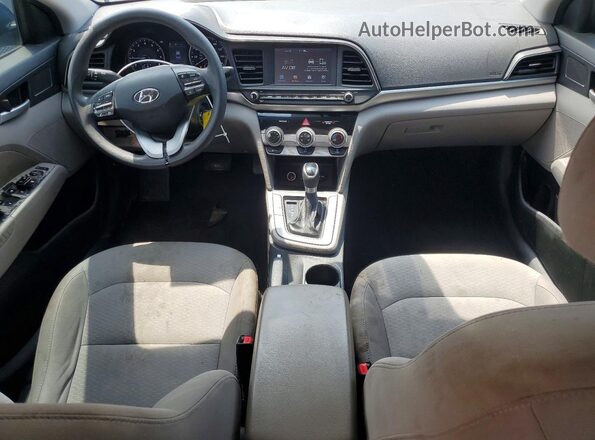 5NPD84LF6KH408963 2019 HYUNDAI ELANTRA Blue Vista del salpicadero
