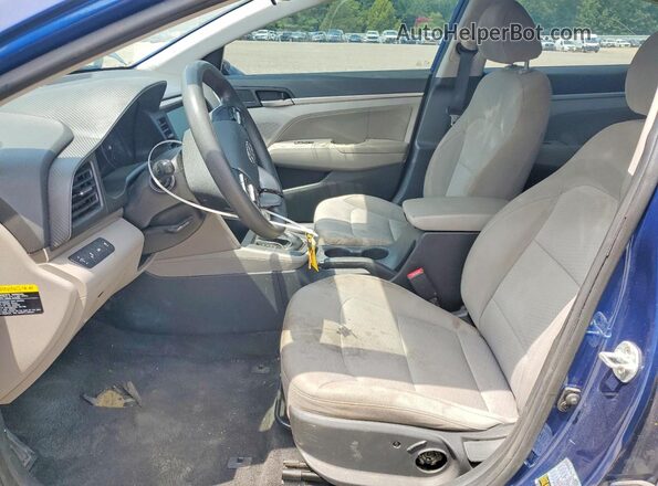 5NPD84LF6KH408963 2019 HYUNDAI ELANTRA Blue Vista interior delantera