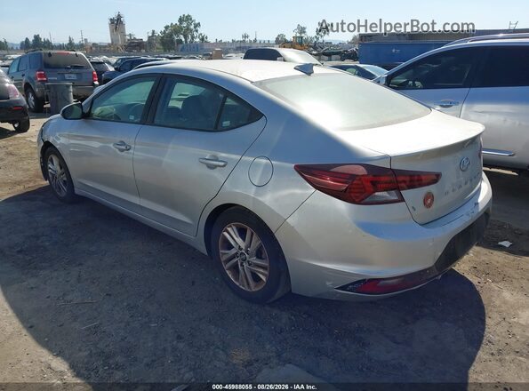 5NPD84LF6KH413127 2019 HYUNDAI ELANTRA Silver Հետևի ձախ