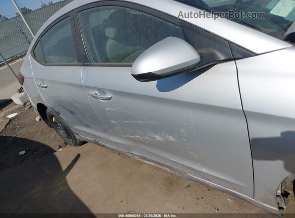 5NPD84LF6KH413127 2019 HYUNDAI ELANTRA Silver Դիմացի տեսք