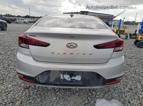 5NPD84LF6KH419946 2019 HYUNDAI ELANTRA Silver Հետևի տեսք