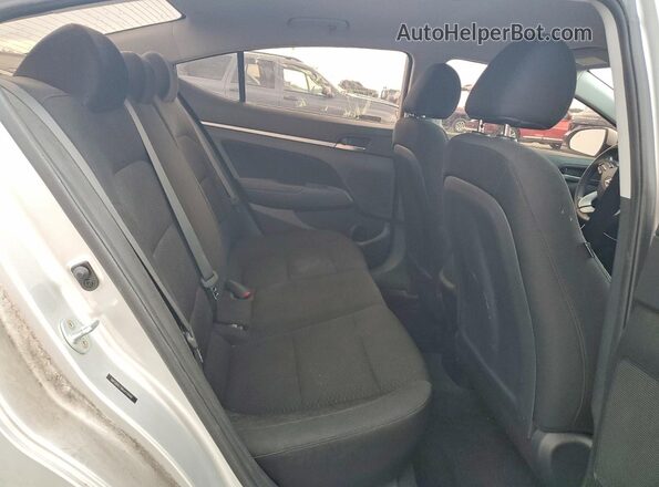 5NPD84LF6KH419946 2019 HYUNDAI ELANTRA Silver Հետևի նստատեղերի տեսք
