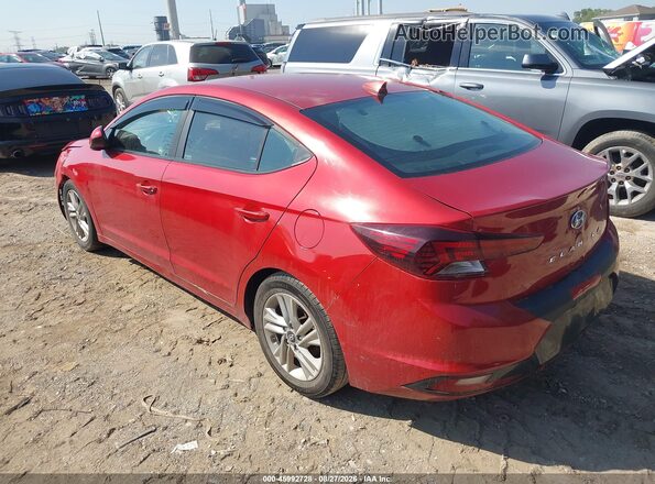 5NPD84LF6KH430932 2019 HYUNDAI ELANTRA Red Задня ліва чверть