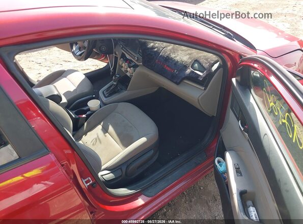 5NPD84LF6KH430932 2019 HYUNDAI ELANTRA Red Вид салону спереду