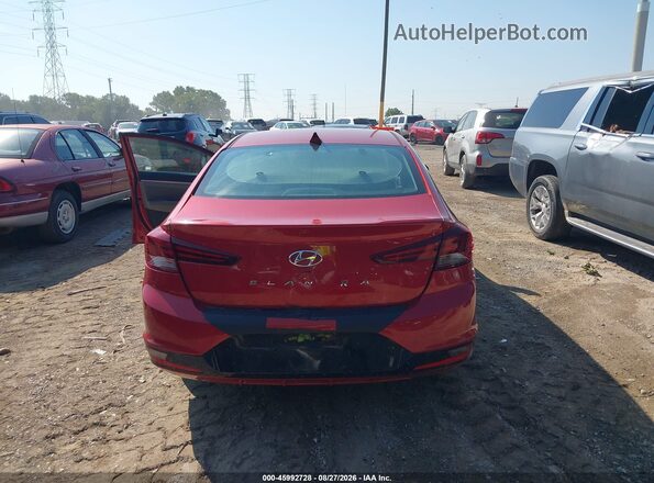 5NPD84LF6KH430932 2019 HYUNDAI ELANTRA Red 