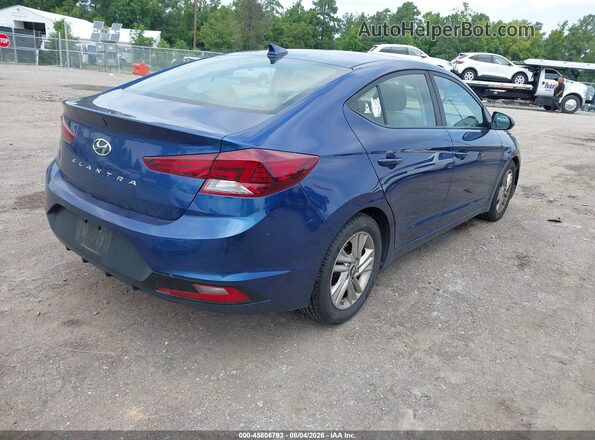 5NPD84LF6KH430994 2019 HYUNDAI ELANTRA Синий Задняя правая четверть