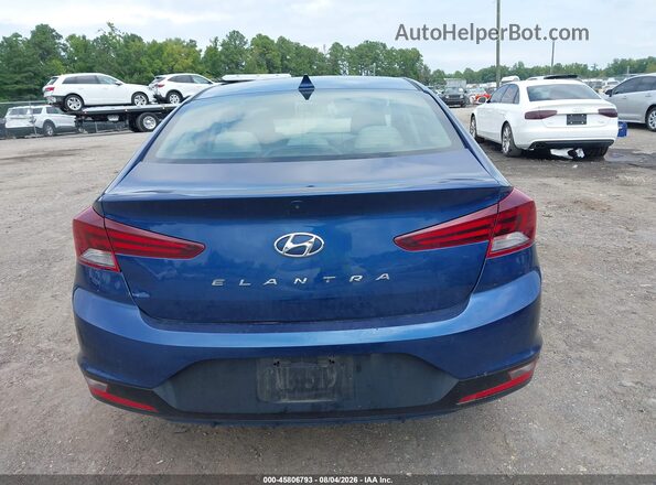 5NPD84LF6KH430994 2019 HYUNDAI ELANTRA Синий 