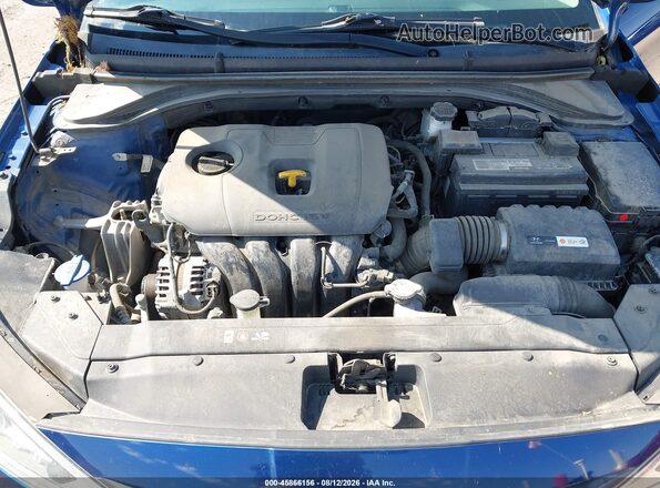 5NPD84LF6KH455099 2019 HYUNDAI ELANTRA Blue Вид ззаду