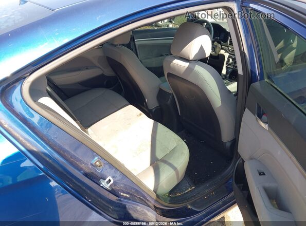 5NPD84LF6KH455099 2019 HYUNDAI ELANTRA Blue Вид наклейки з VIN-кодом