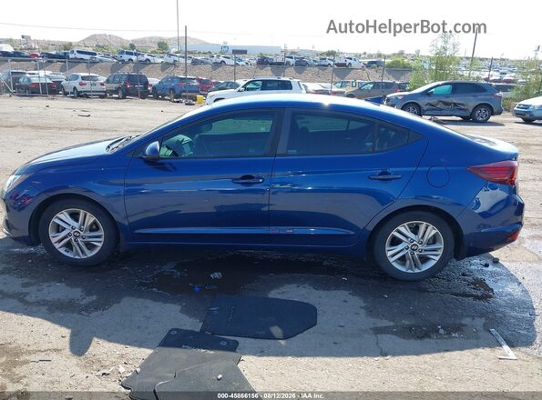5NPD84LF6KH455099 2019 HYUNDAI ELANTRA Blue Панорамний вид салону 360°