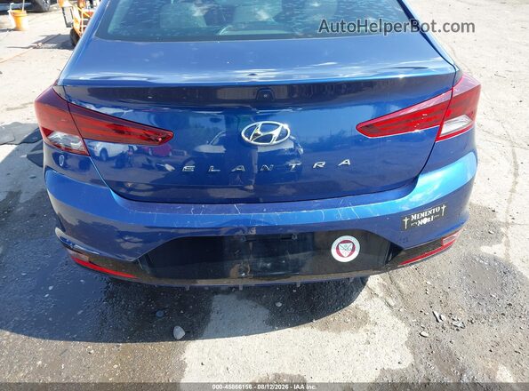 5NPD84LF6KH455099 2019 HYUNDAI ELANTRA Blue 