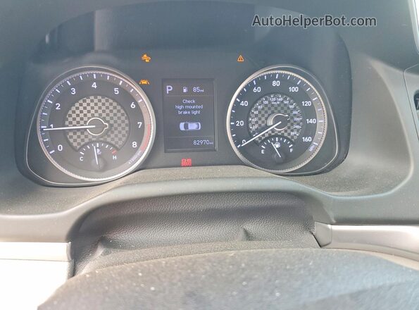 5NPD84LF6KH459606 2019 HYUNDAI ELANTRA Gray ხელსაწყოთა პანელის ხედი