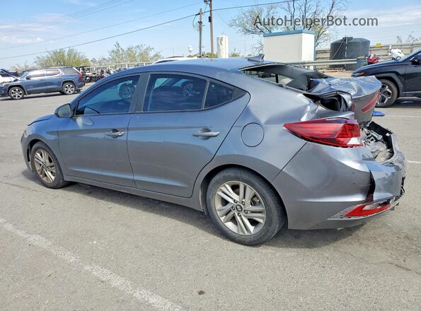 5NPD84LF6KH459606 2019 HYUNDAI ELANTRA Gray უკანა მარცხენა