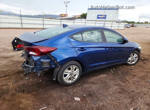 5NPD84LF6KH472131 2019 HYUNDAI ELANTRA Blue Հետևի աջ