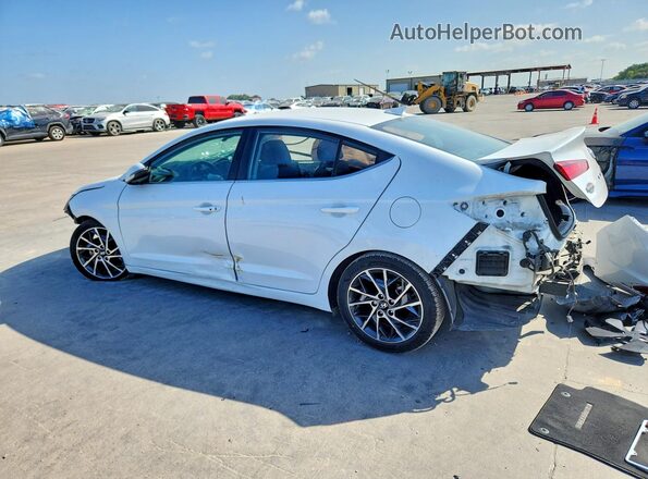 5NPD84LF6KH473845 2019 HYUNDAI ELANTRA White უკანა მარცხენა