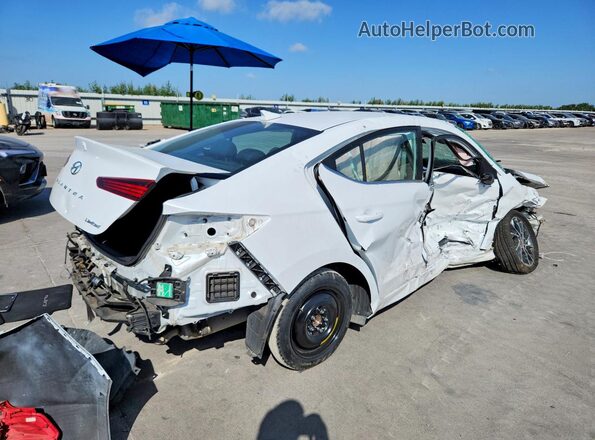 5NPD84LF6KH473845 2019 HYUNDAI ELANTRA White უკანა მარჯვენა