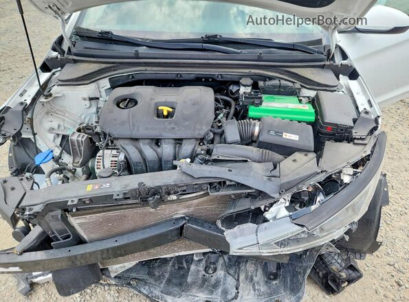 5NPD84LF6KH490208 2019 HYUNDAI ELANTRA White Widok wnętrza z tyłu