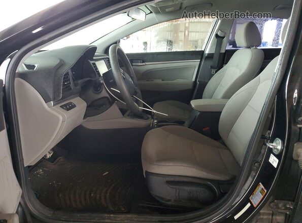 5NPD84LF6LH518090 2020 HYUNDAI ELANTRA Black Front interior view
