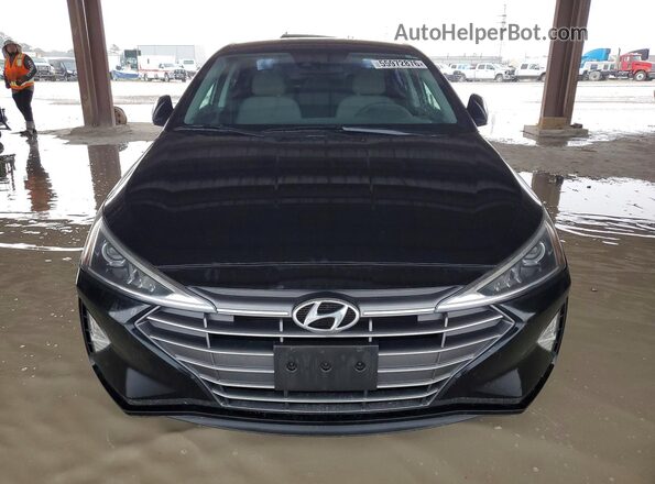 5NPD84LF6LH518090 2020 HYUNDAI ELANTRA Black Front view