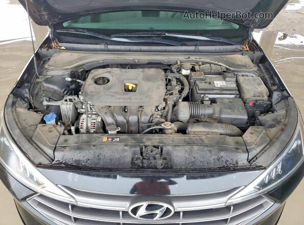 5NPD84LF6LH518090 2020 HYUNDAI ELANTRA Black Rear interior view