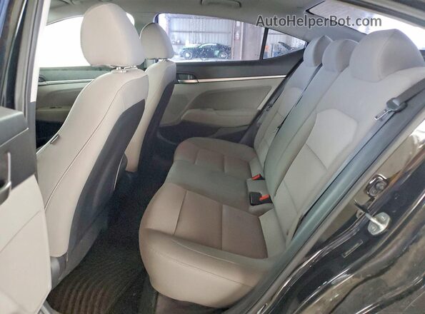 5NPD84LF6LH518090 2020 HYUNDAI ELANTRA Black Rear seats view