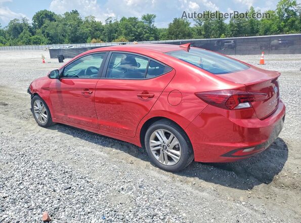 5NPD84LF6LH531597 2020 HYUNDAI ELANTRA Red Rear left