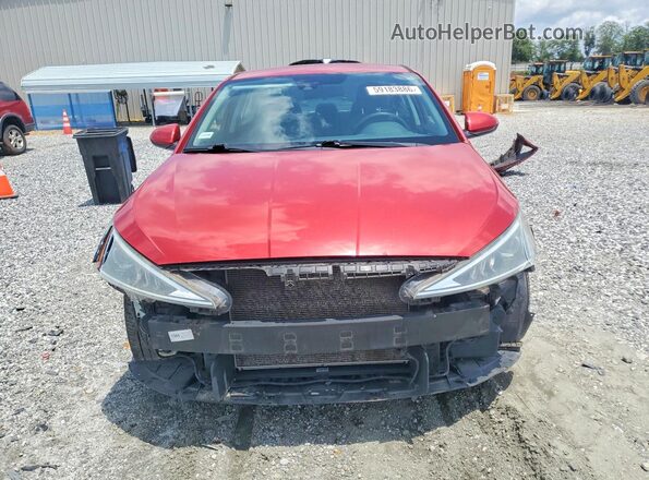 5NPD84LF6LH531597 2020 HYUNDAI ELANTRA Red Front view