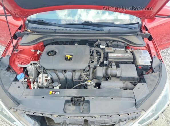5NPD84LF6LH531597 2020 HYUNDAI ELANTRA Red Rear interior view