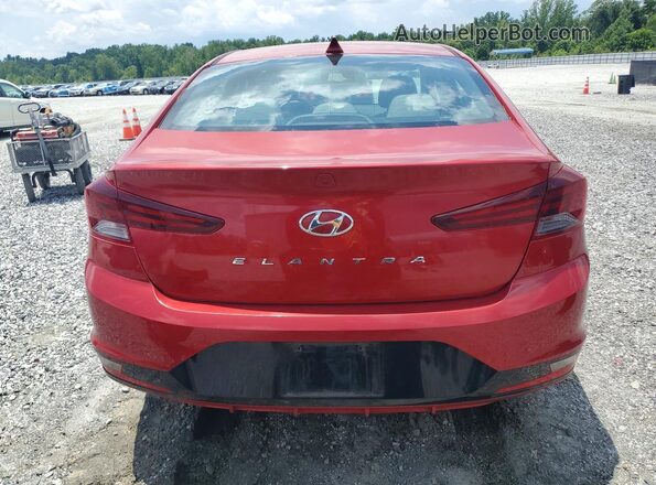 5NPD84LF6LH531597 2020 HYUNDAI ELANTRA Red Rear view