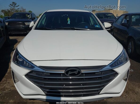 5NPD84LF6LH533222 2020 HYUNDAI ELANTRA White Սարքավորումների վահանակի տեսք