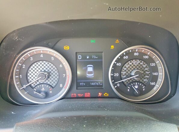 5NPD84LF6LH538713 2020 HYUNDAI ELANTRA Silver Սարքավորումների վահանակի տեսք