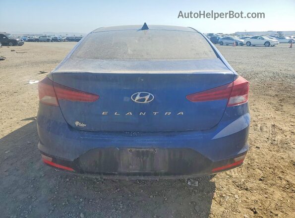 5NPD84LF6LH541675 2020 HYUNDAI ELANTRA Blue უკანა ხედი