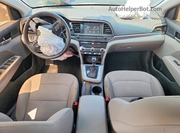 5NPD84LF6LH541675 2020 HYUNDAI ELANTRA Blue წინა პანელის ხედი