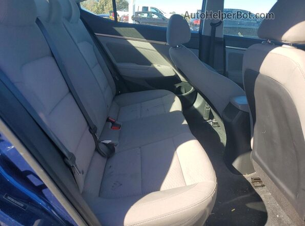 5NPD84LF6LH543989 2020 HYUNDAI ELANTRA Blue Vista de los asientos traseros
