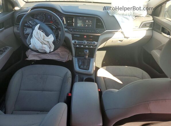 5NPD84LF6LH543989 2020 HYUNDAI ELANTRA Blue Vista del salpicadero