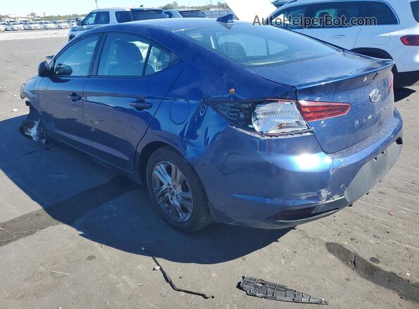 5NPD84LF6LH543989 2020 HYUNDAI ELANTRA Blue Trasero izquierdo