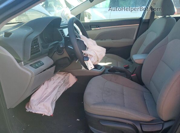 5NPD84LF6LH543989 2020 HYUNDAI ELANTRA Blue Vista interior delantera