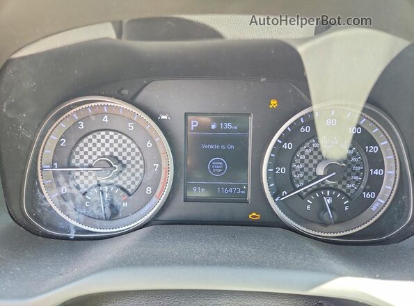5NPD84LF6LH549081 2020 HYUNDAI ELANTRA White ხელსაწყოთა პანელის ხედი