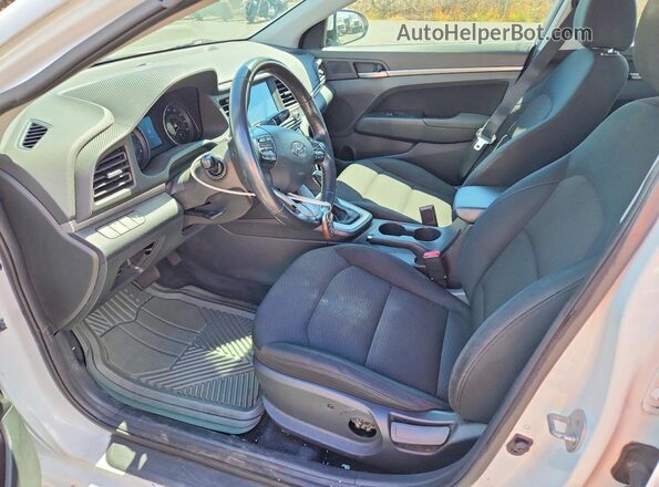 5NPD84LF6LH549081 2020 HYUNDAI ELANTRA White წინა სალონის ხედი