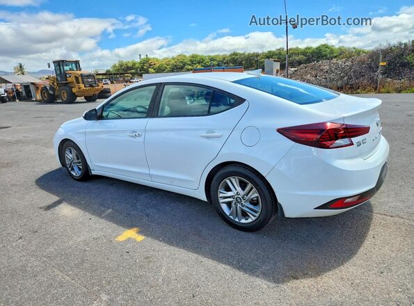 5NPD84LF6LH549081 2020 HYUNDAI ELANTRA White უკანა მარცხენა