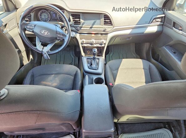 5NPD84LF6LH549081 2020 HYUNDAI ELANTRA White წინა პანელის ხედი