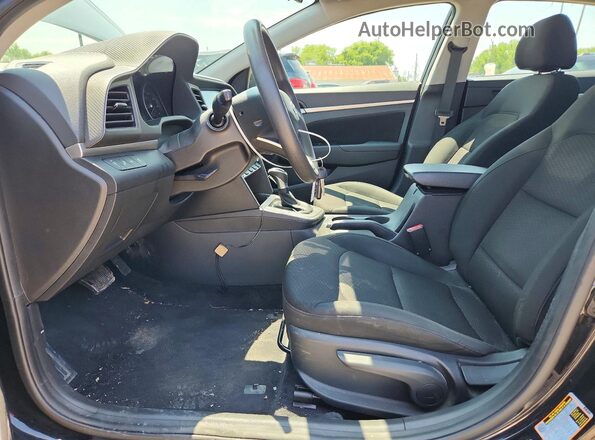 5NPD84LF6LH571856 2020 HYUNDAI ELANTRA Black წინა სალონის ხედი