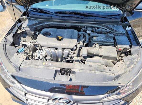 5NPD84LF6LH571856 2020 HYUNDAI ELANTRA Black უკანა სალონის ხედი