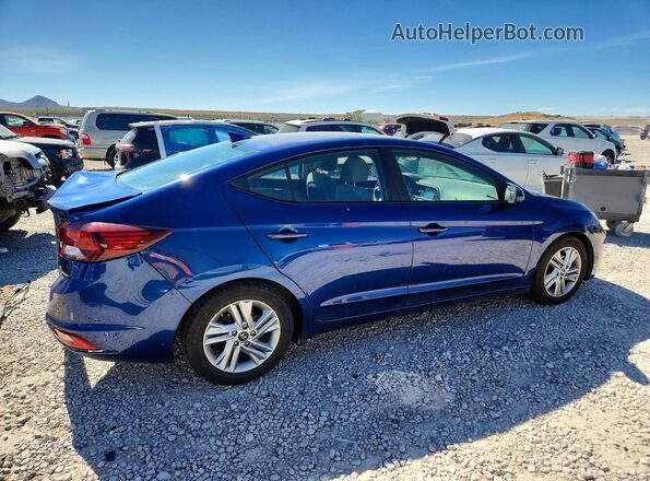 5NPD84LF6LH578578 2020 HYUNDAI ELANTRA Blue Trasero derecho