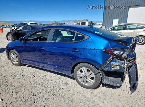 5NPD84LF6LH578578 2020 HYUNDAI ELANTRA Blue Trasero izquierdo