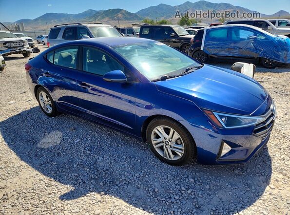 5NPD84LF6LH578578 2020 HYUNDAI ELANTRA Blue Delantero derecho