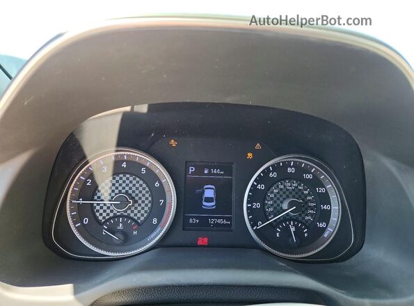 5NPD84LF6LH578578 2020 HYUNDAI ELANTRA Blue Vista del cuadro de instrumentos