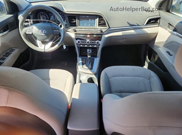 5NPD84LF6LH578578 2020 HYUNDAI ELANTRA Blue Vista del salpicadero