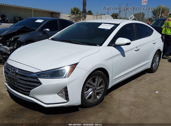 5NPD84LF6LH586227 2020 HYUNDAI ELANTRA White Передня ліва чверть